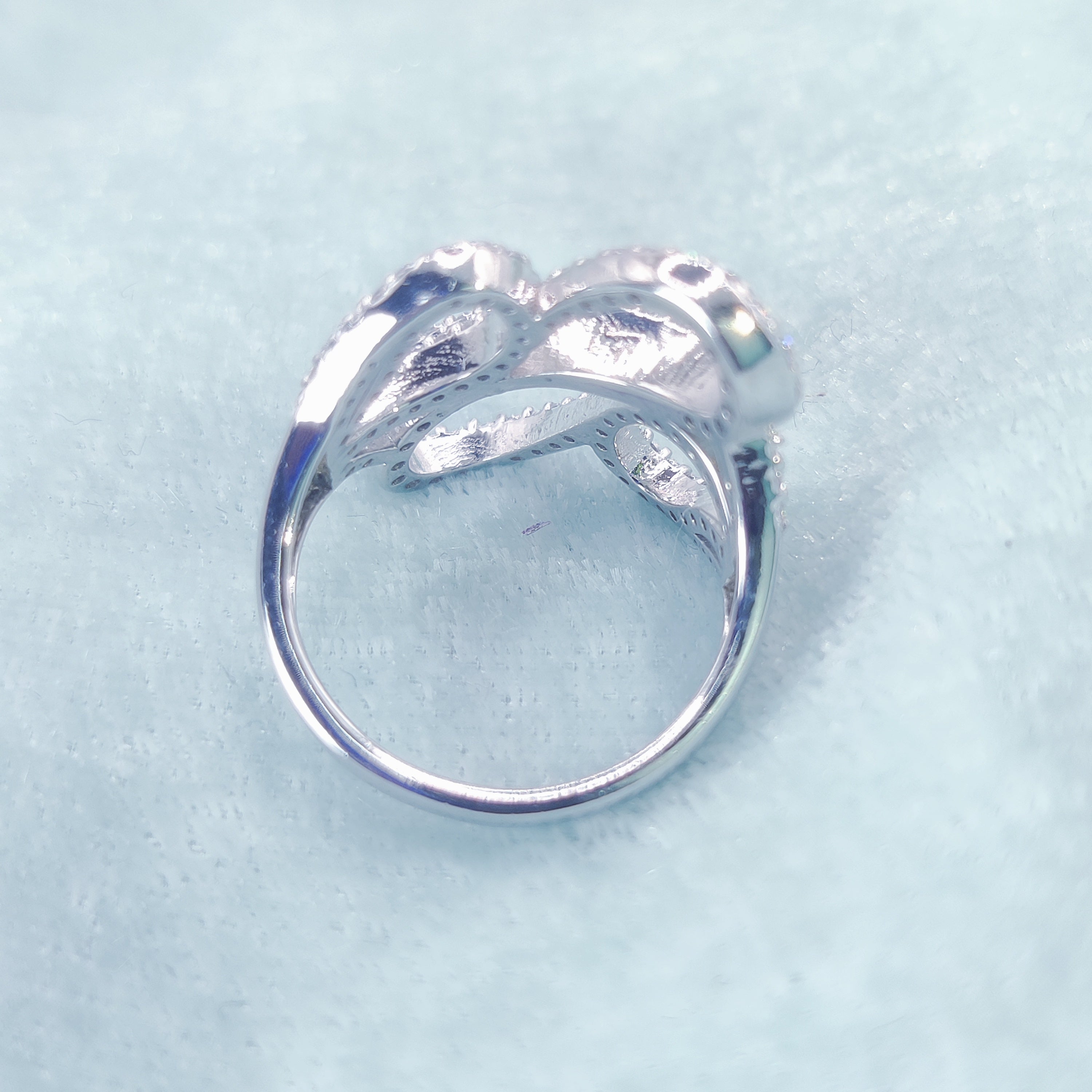 Velvet Twirl Sparkle Ring