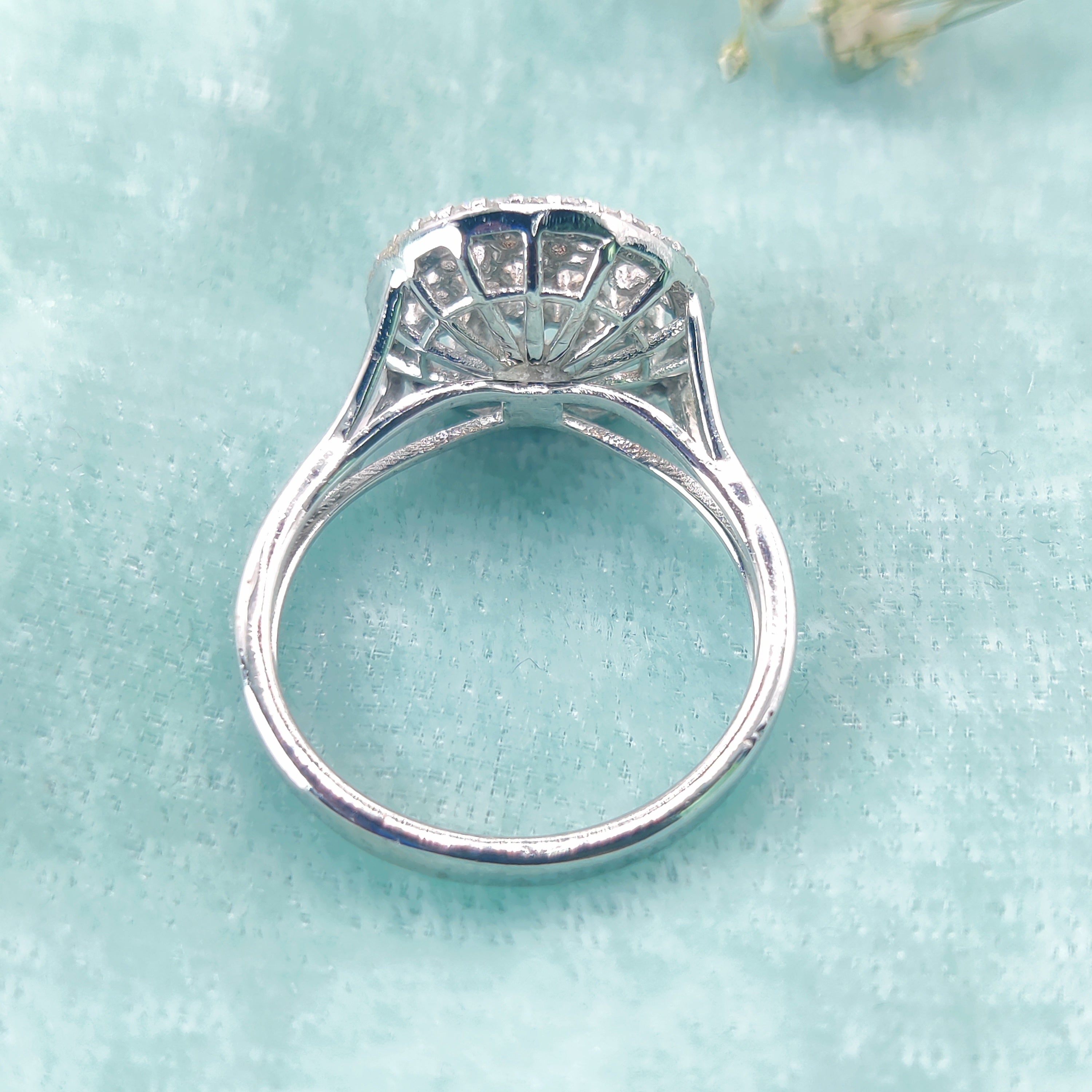 Crystal Dome Cluster Ring