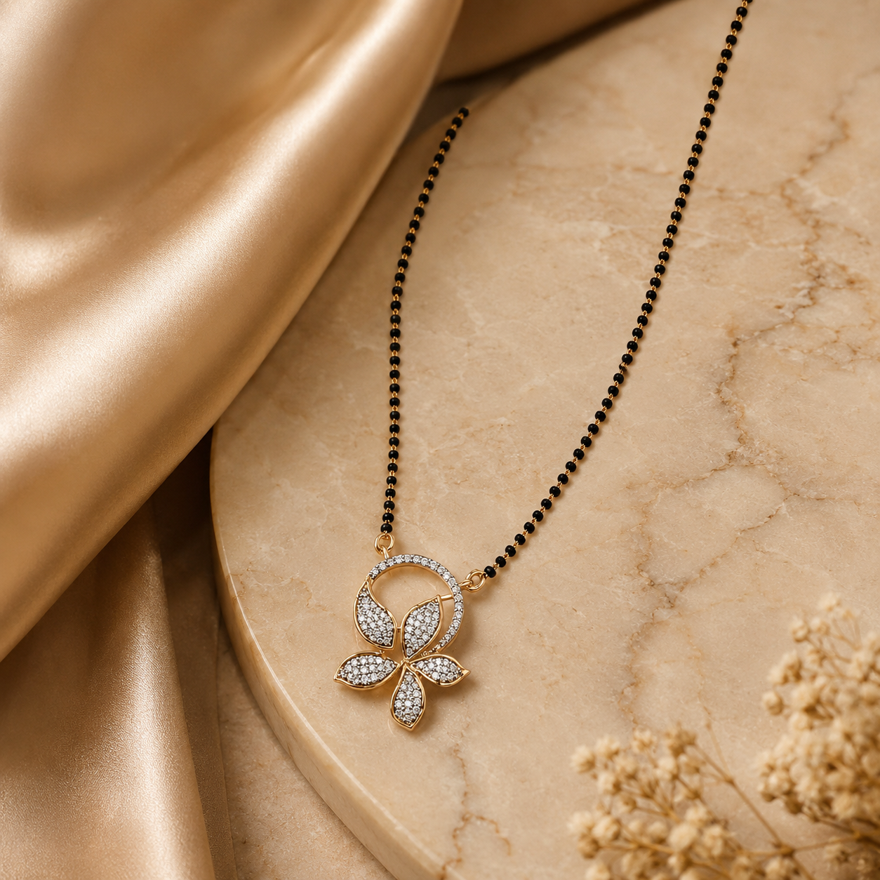 Blossom Aura Diamond Mangalsutra