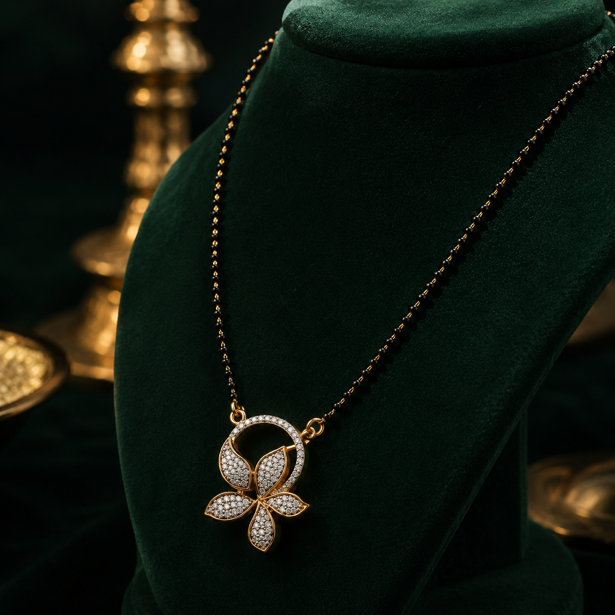 Blossom Aura Diamond Mangalsutra