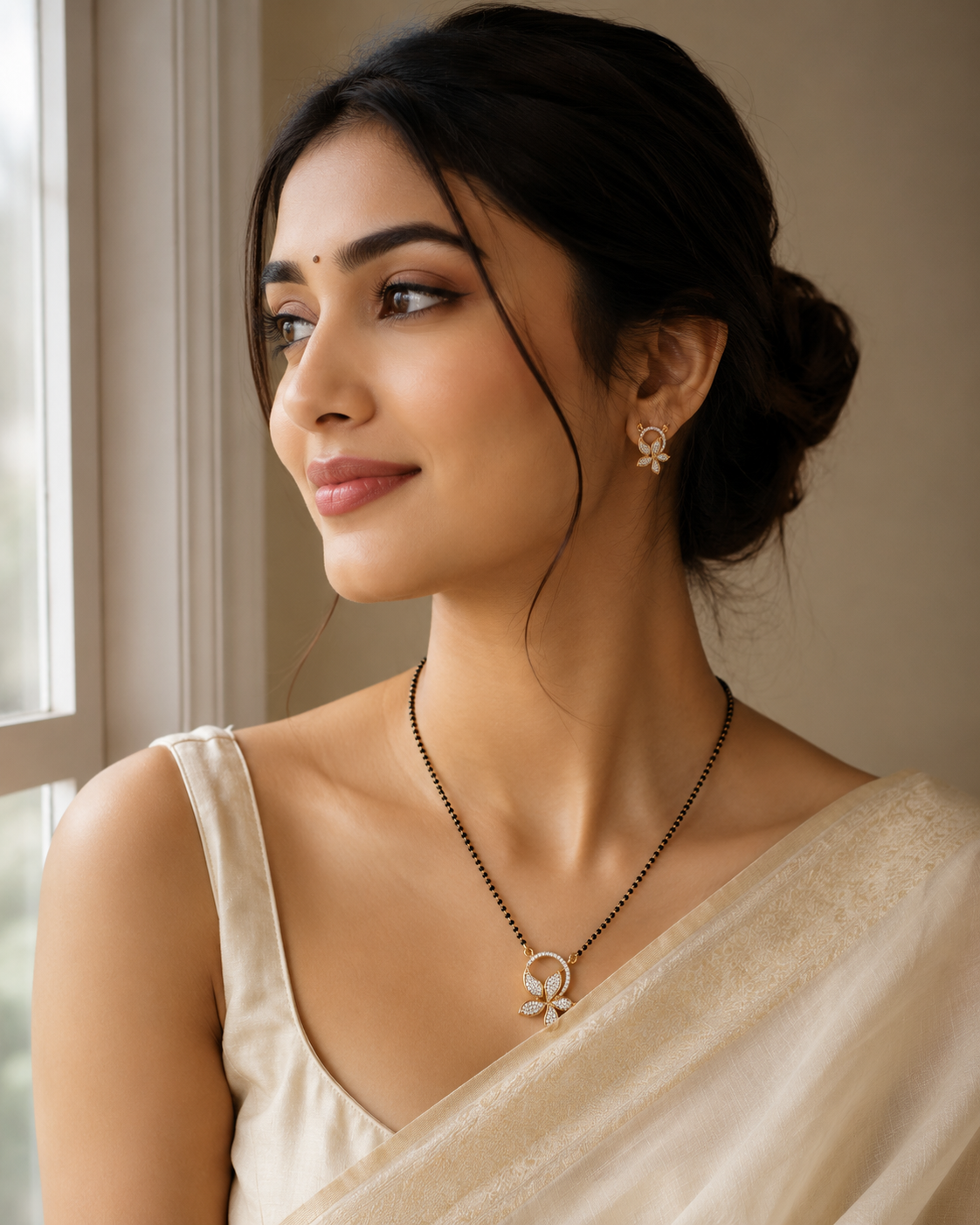 Blossom Aura Diamond Mangalsutra