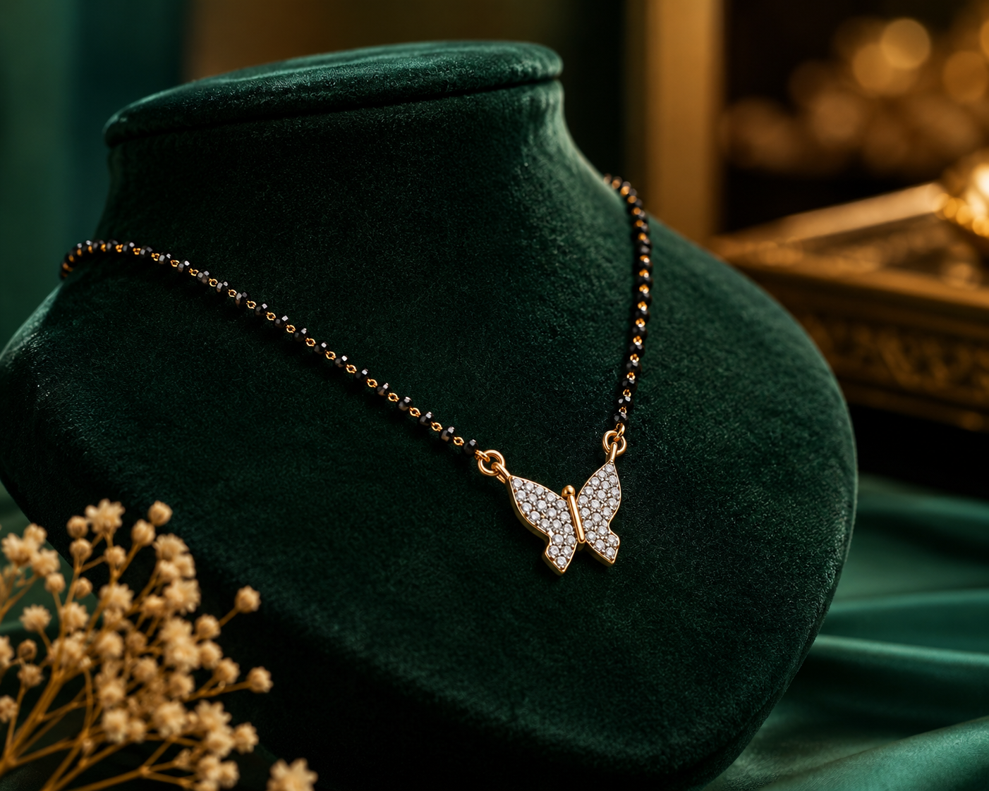 Butterfly Grace Diamond Mangalsutra