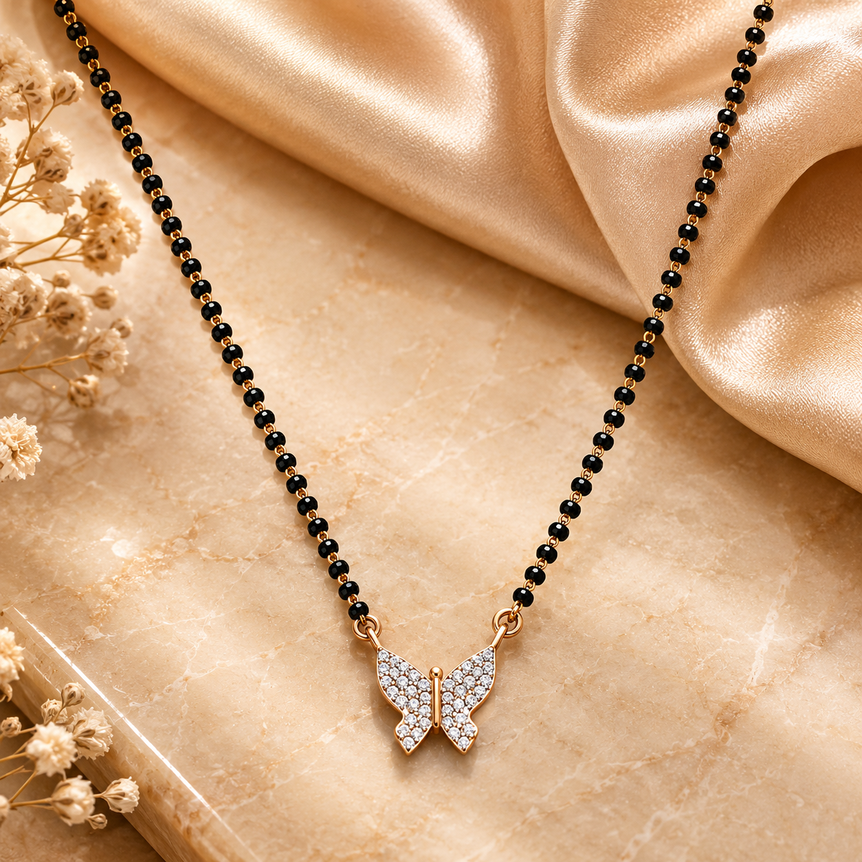 Butterfly Grace Diamond Mangalsutra