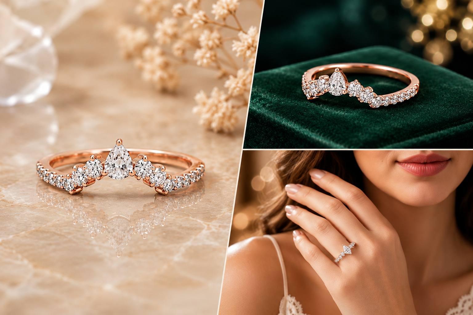 Celeste Crown Diamond Ring