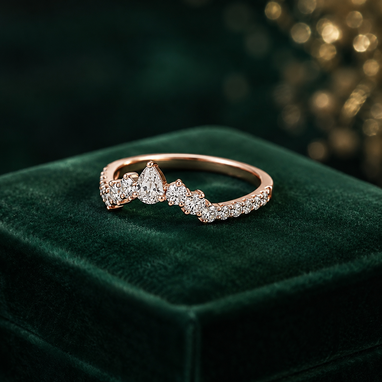 Celeste Crown Diamond Ring