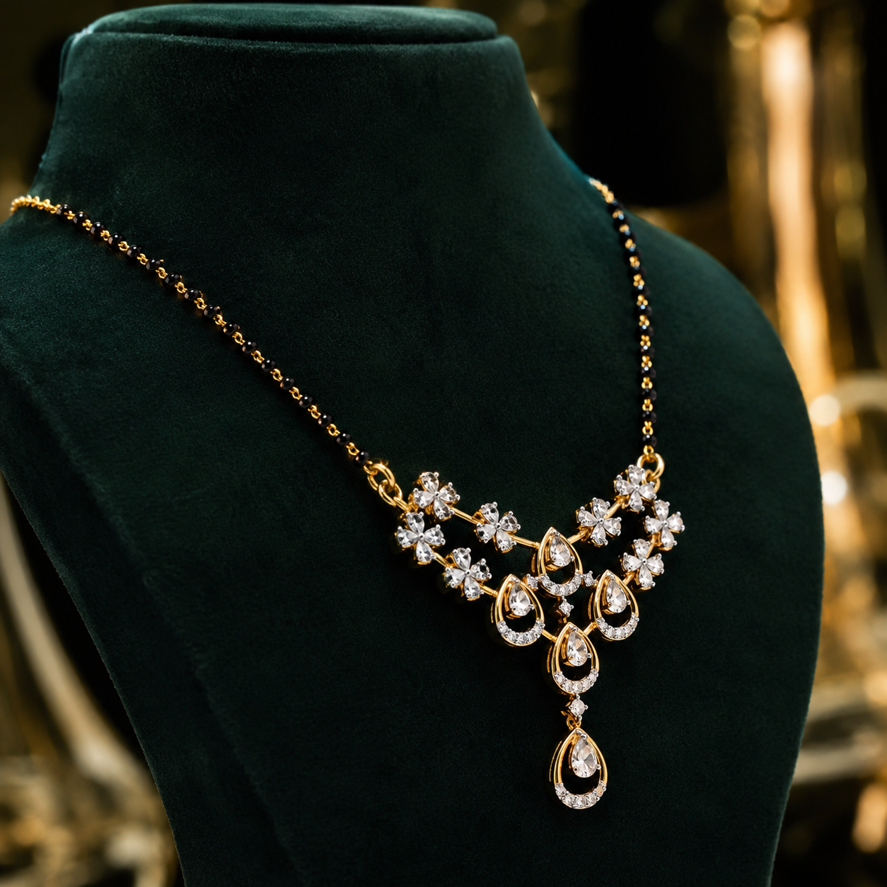 Celestia Diamond Bloom Mangalsutra