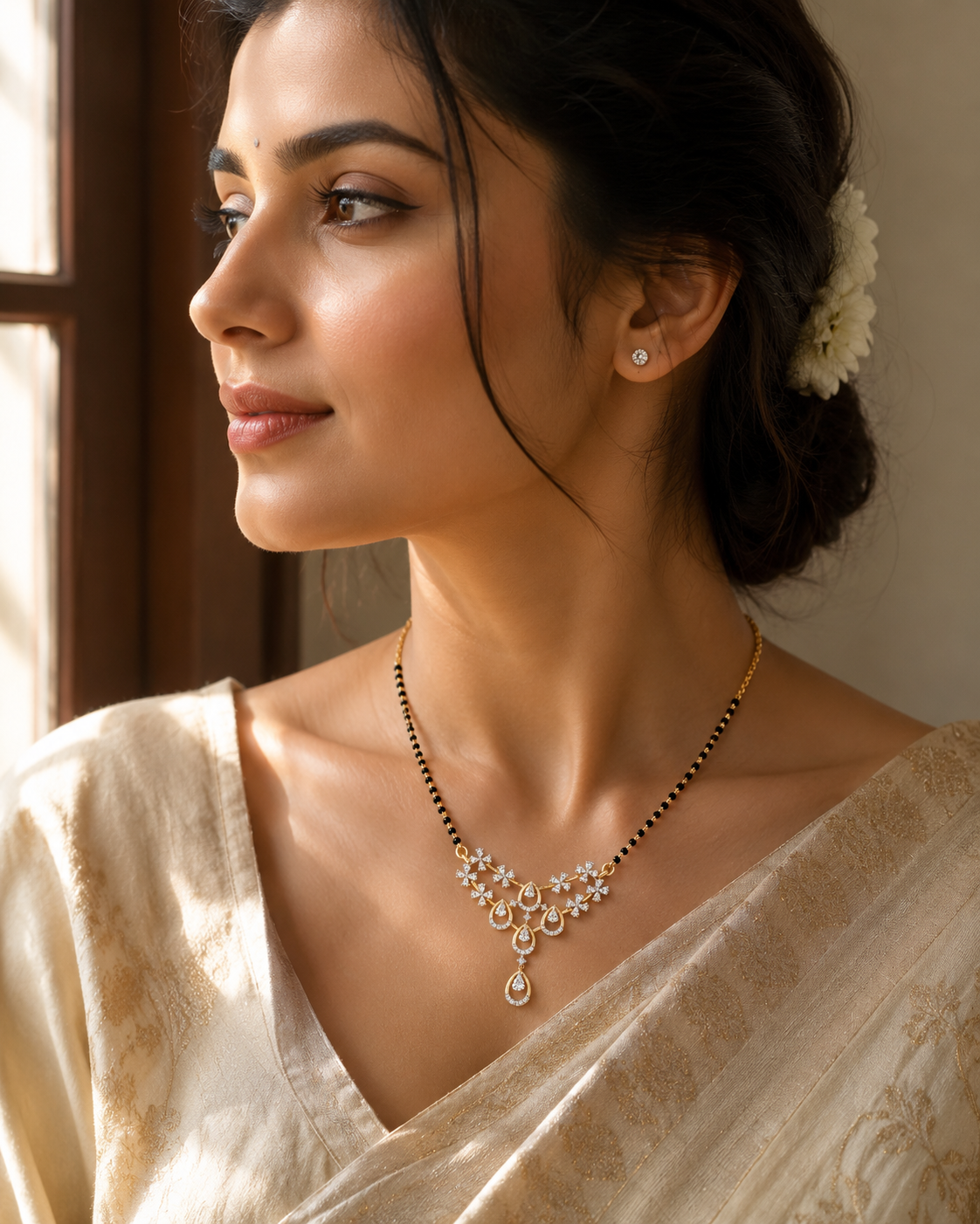 Celestia Diamond Bloom Mangalsutra
