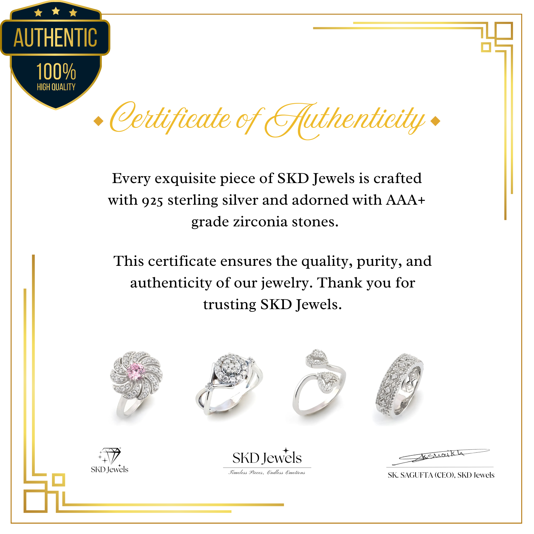 Eternal Promise Couple Rings