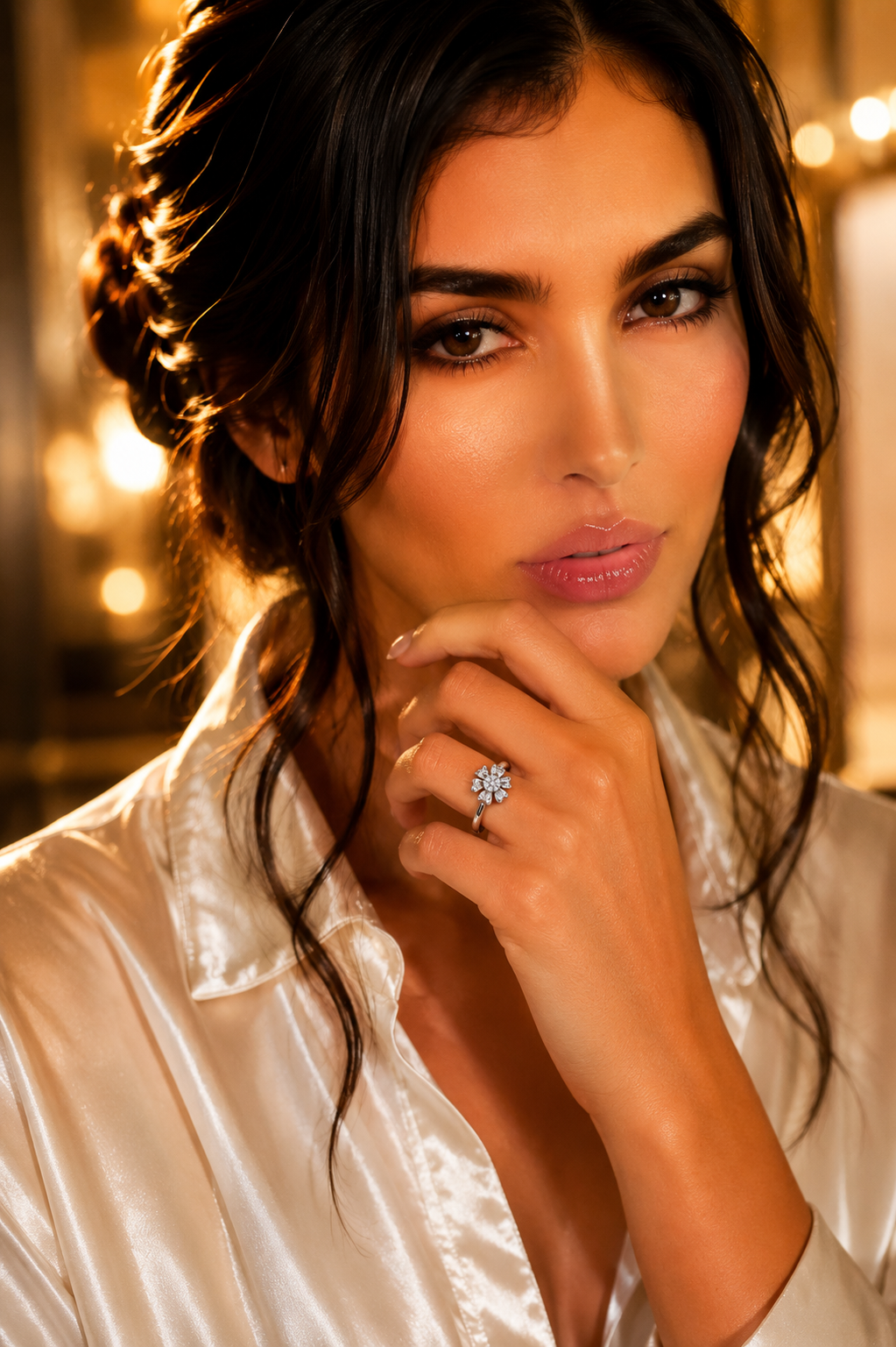 Blooming Floral Diamond Ring