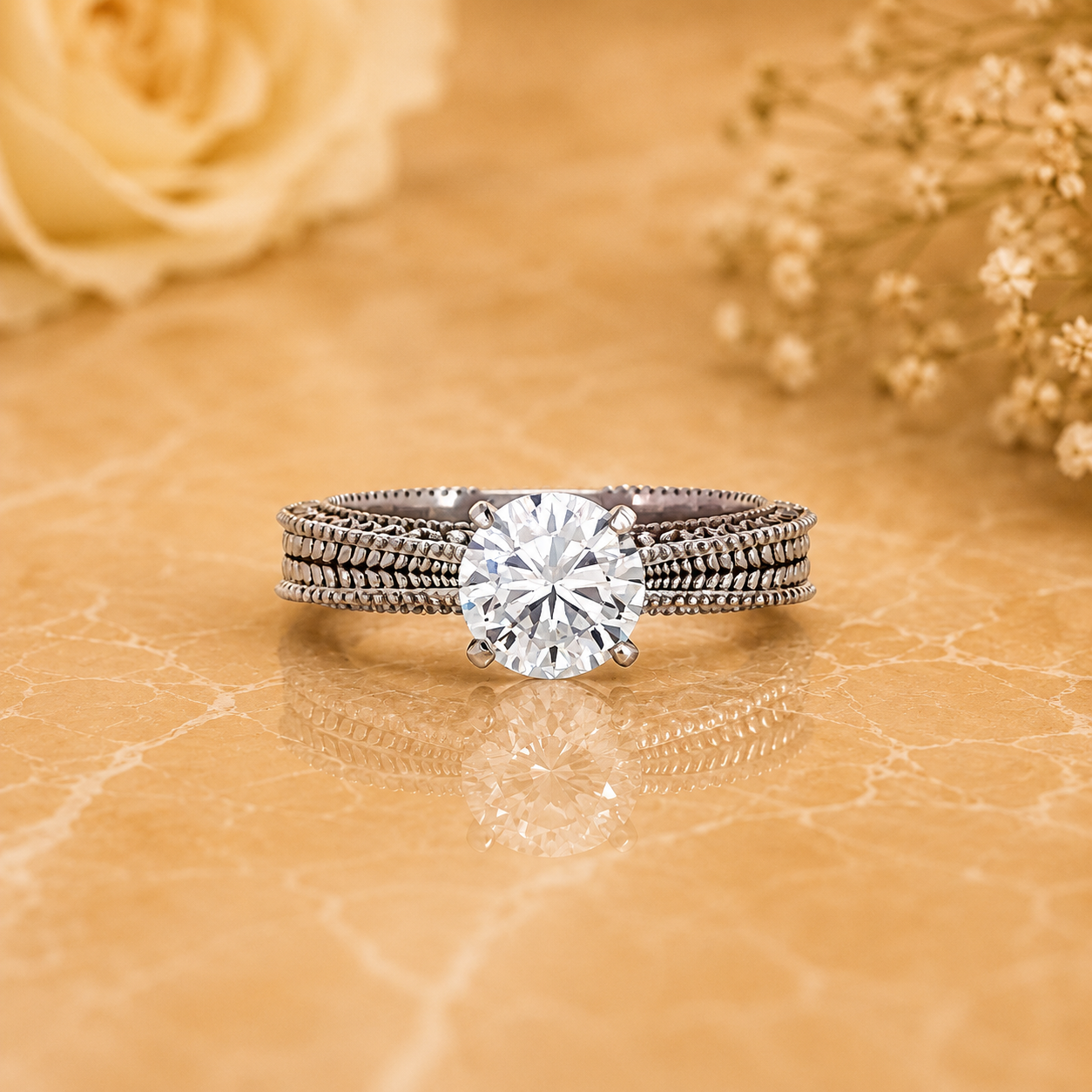 Classic Solitaire Diamond Ring