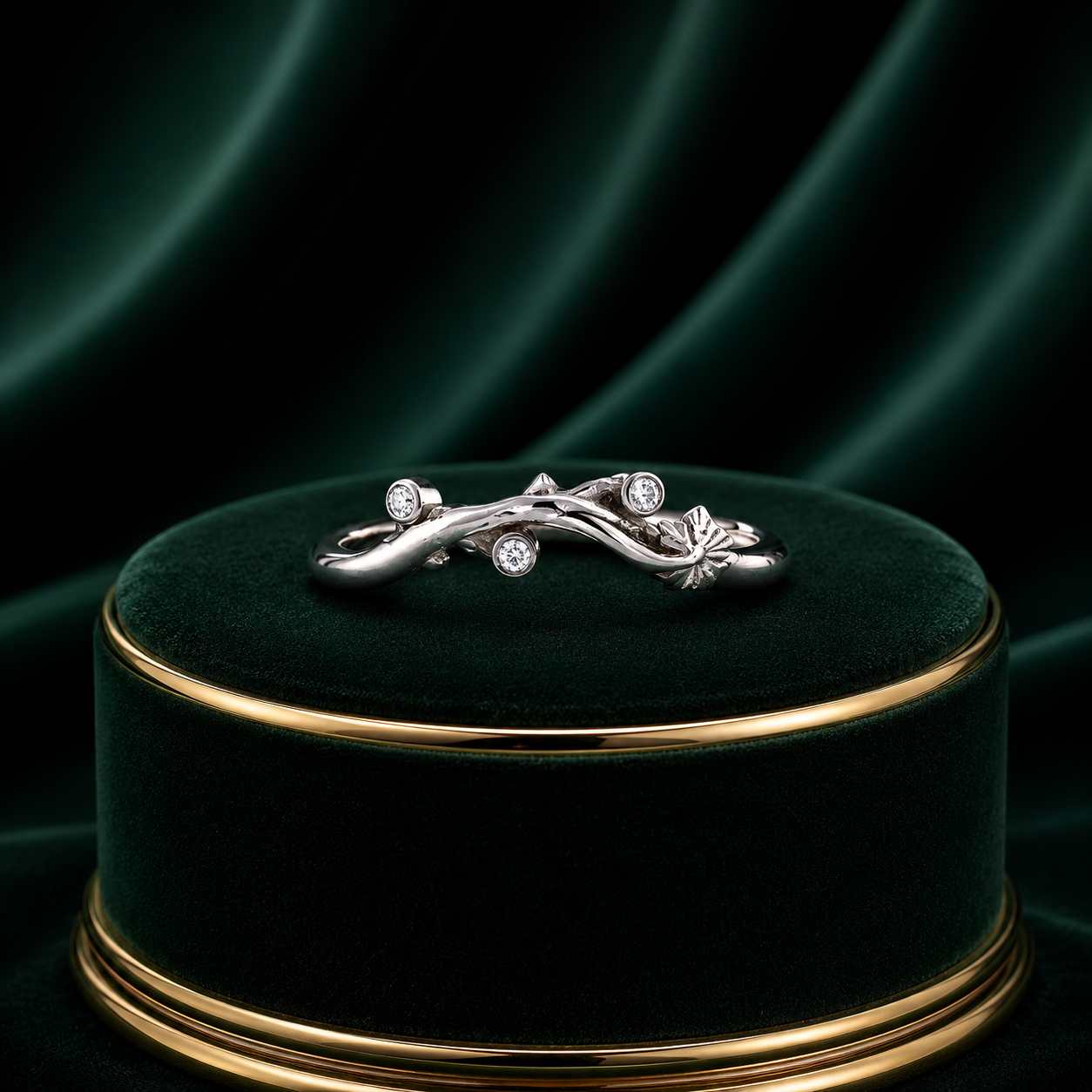 Nature Vine Diamond Ring