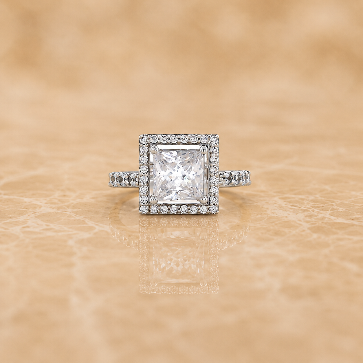 Radiant Princess Halo Ring