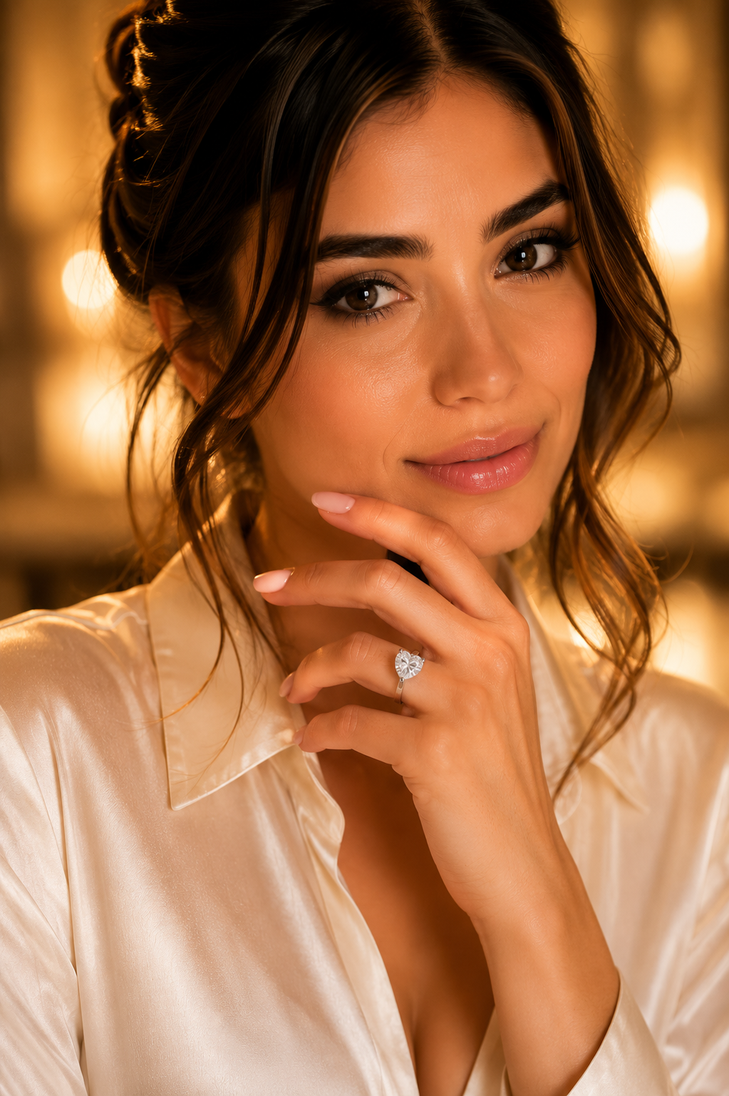 Classic Heart Cut Solitaire Ring