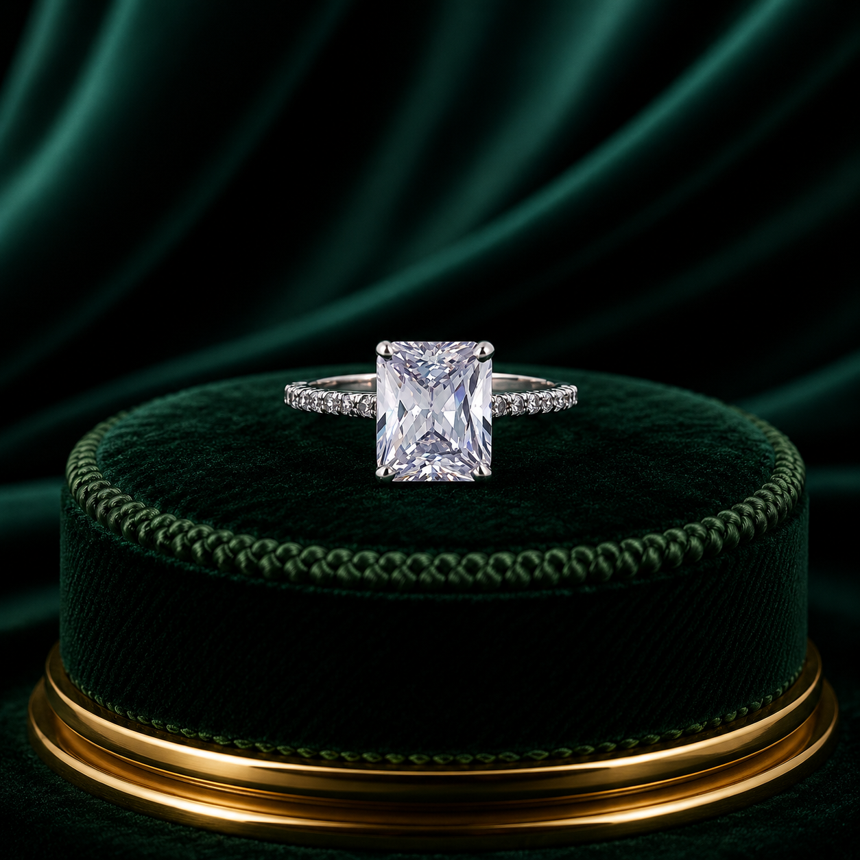 Radiant Cut Solitaire Ring