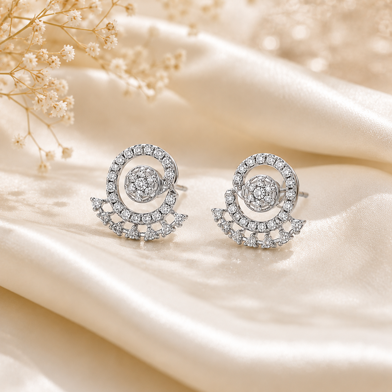 Celestial Halo Crystal Earrings