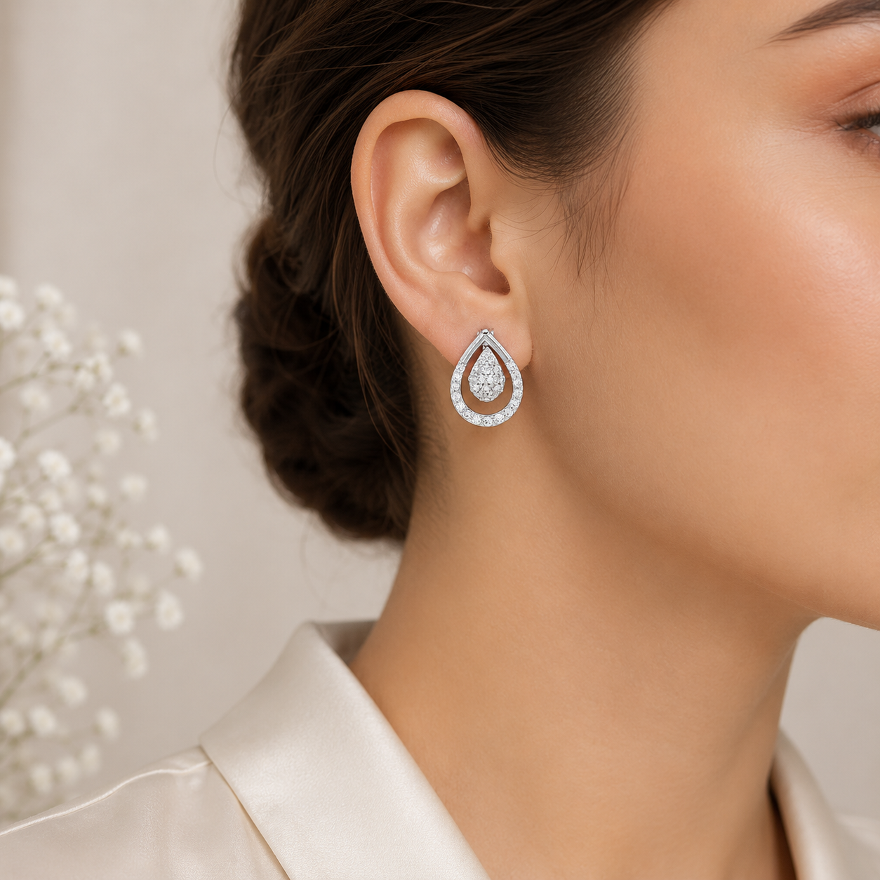 Aurora Teardrop Crystal Earrings