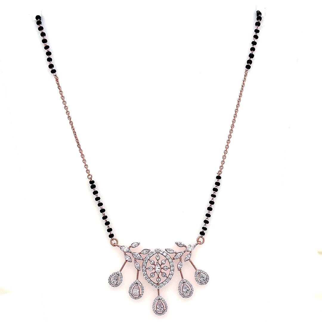 Elara Dewdrop Diamond Mangalsutra