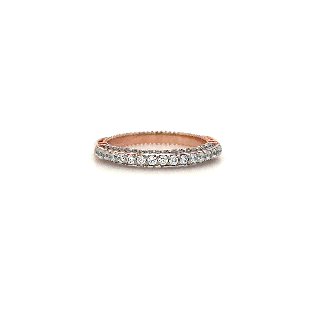 Eternal Sparkle Rose Gold Diamond Band