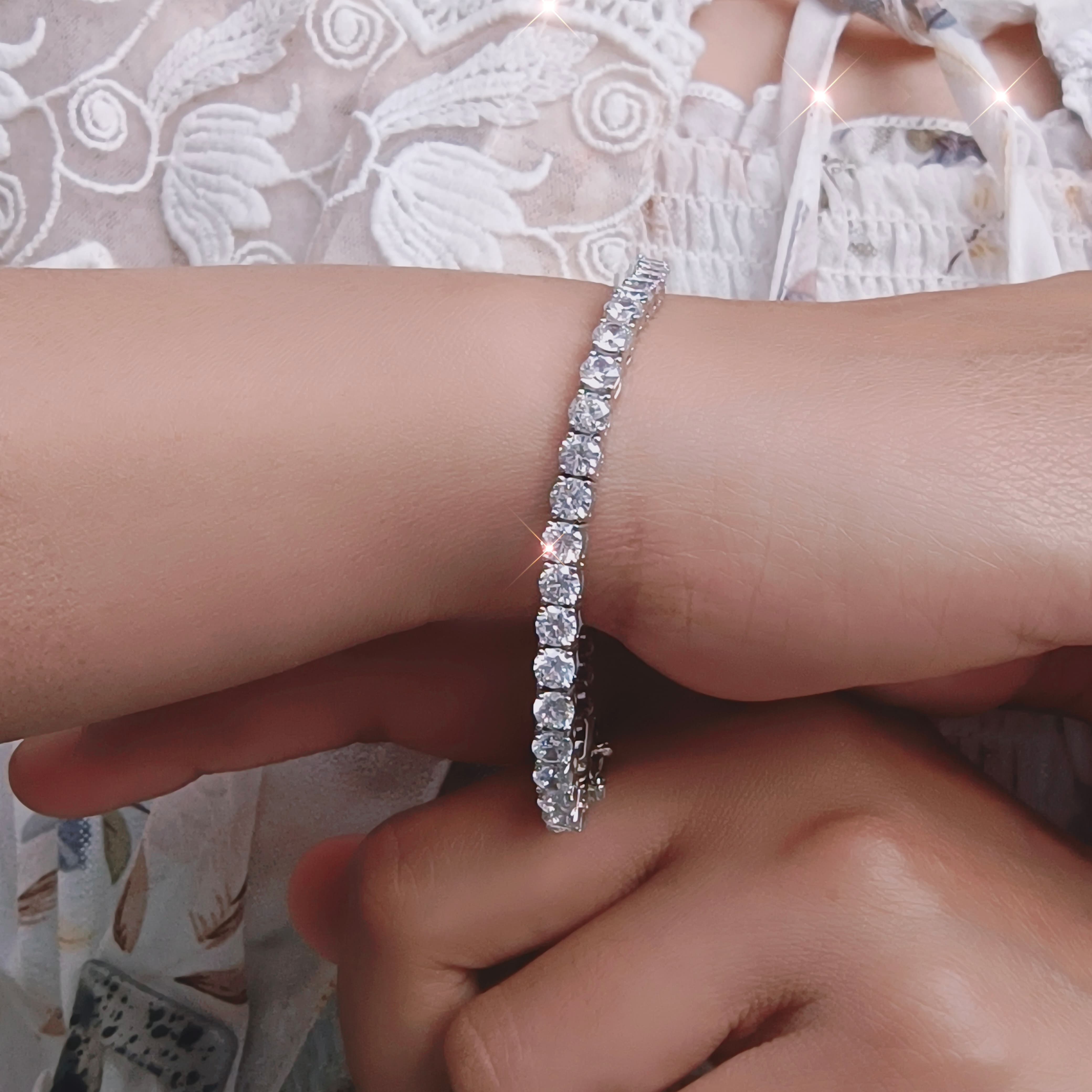 Diamond Dazzle Tennis Bracelet