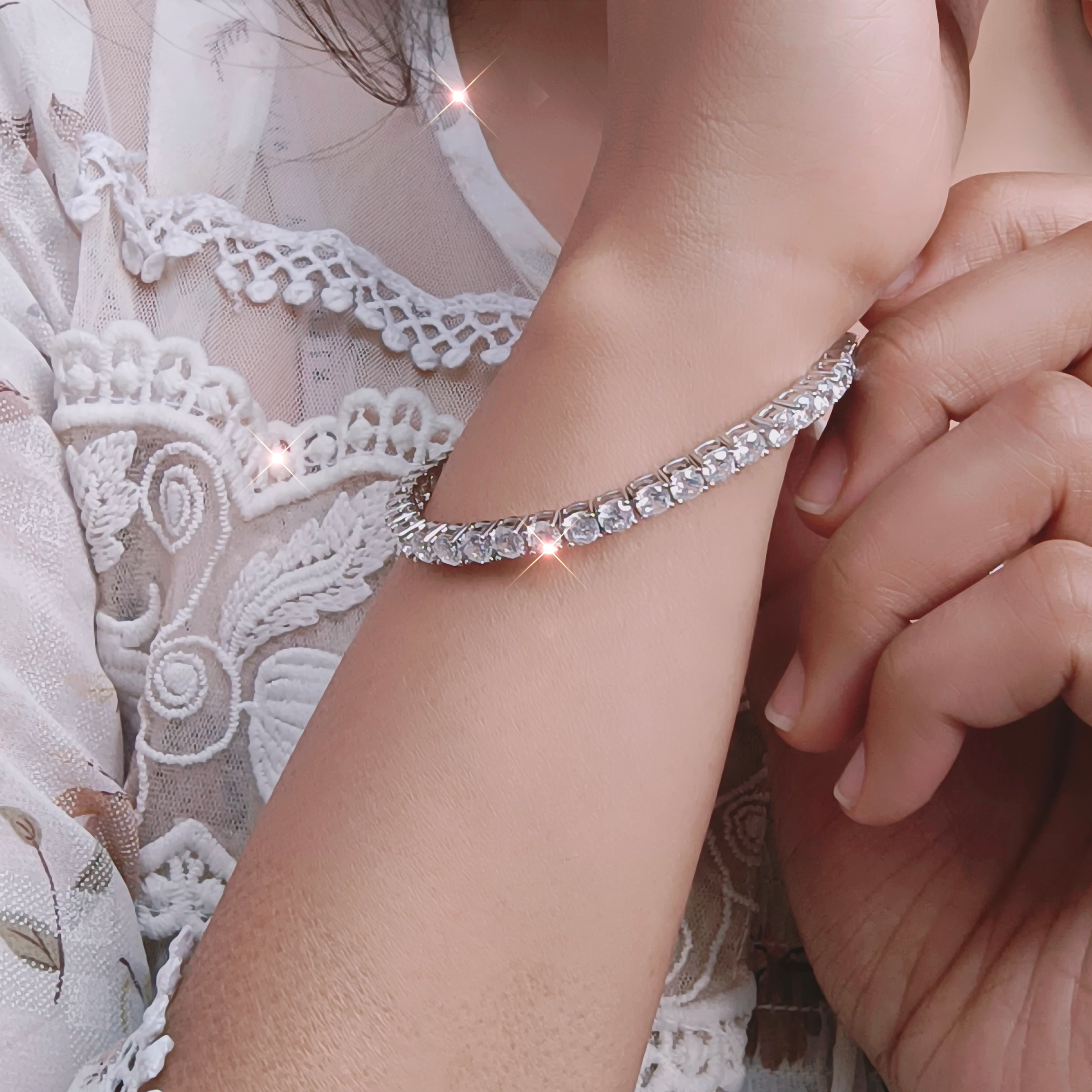 Diamond Dazzle Tennis Bracelet