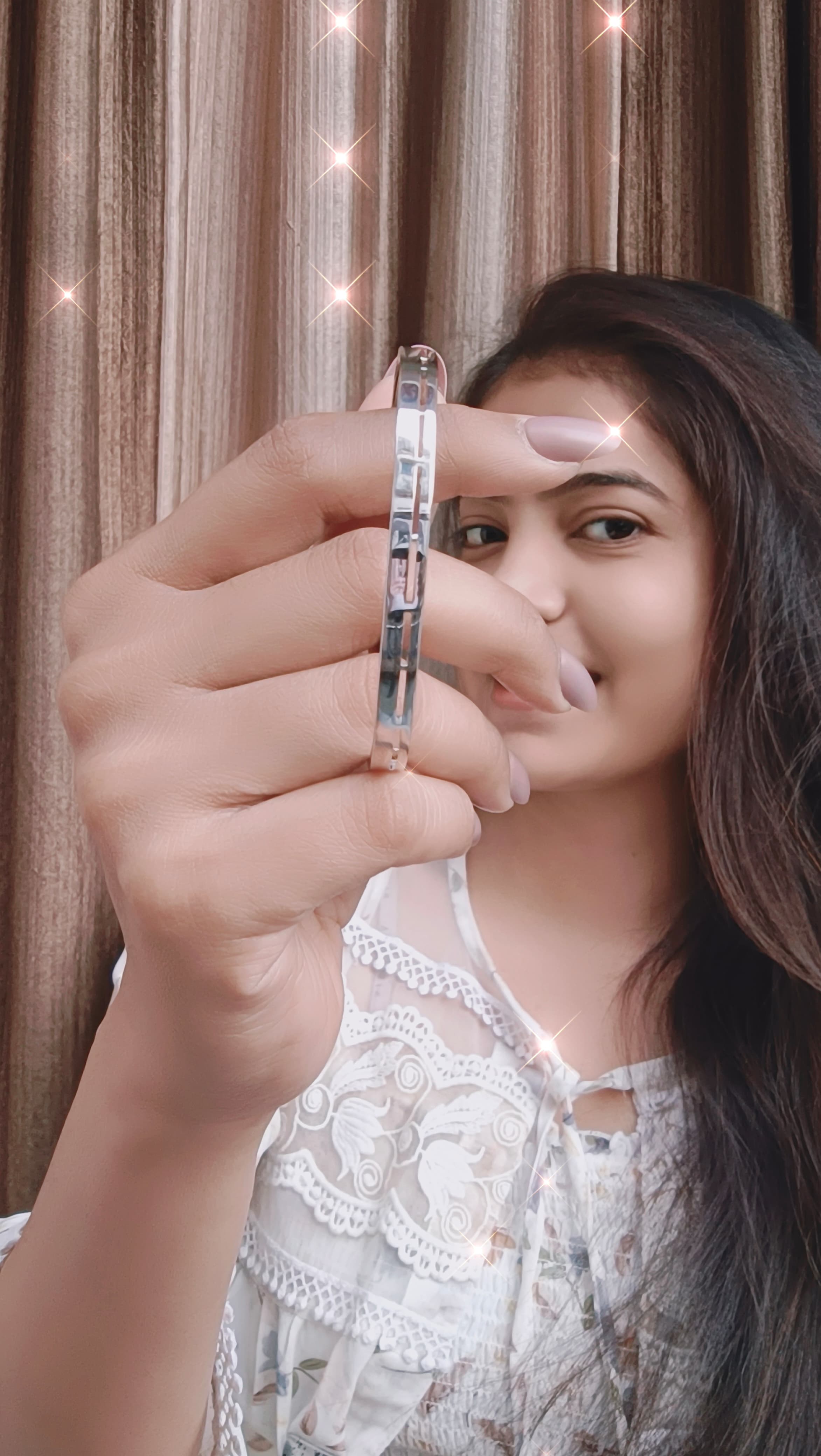 Lunar Grace Kada Bracelet