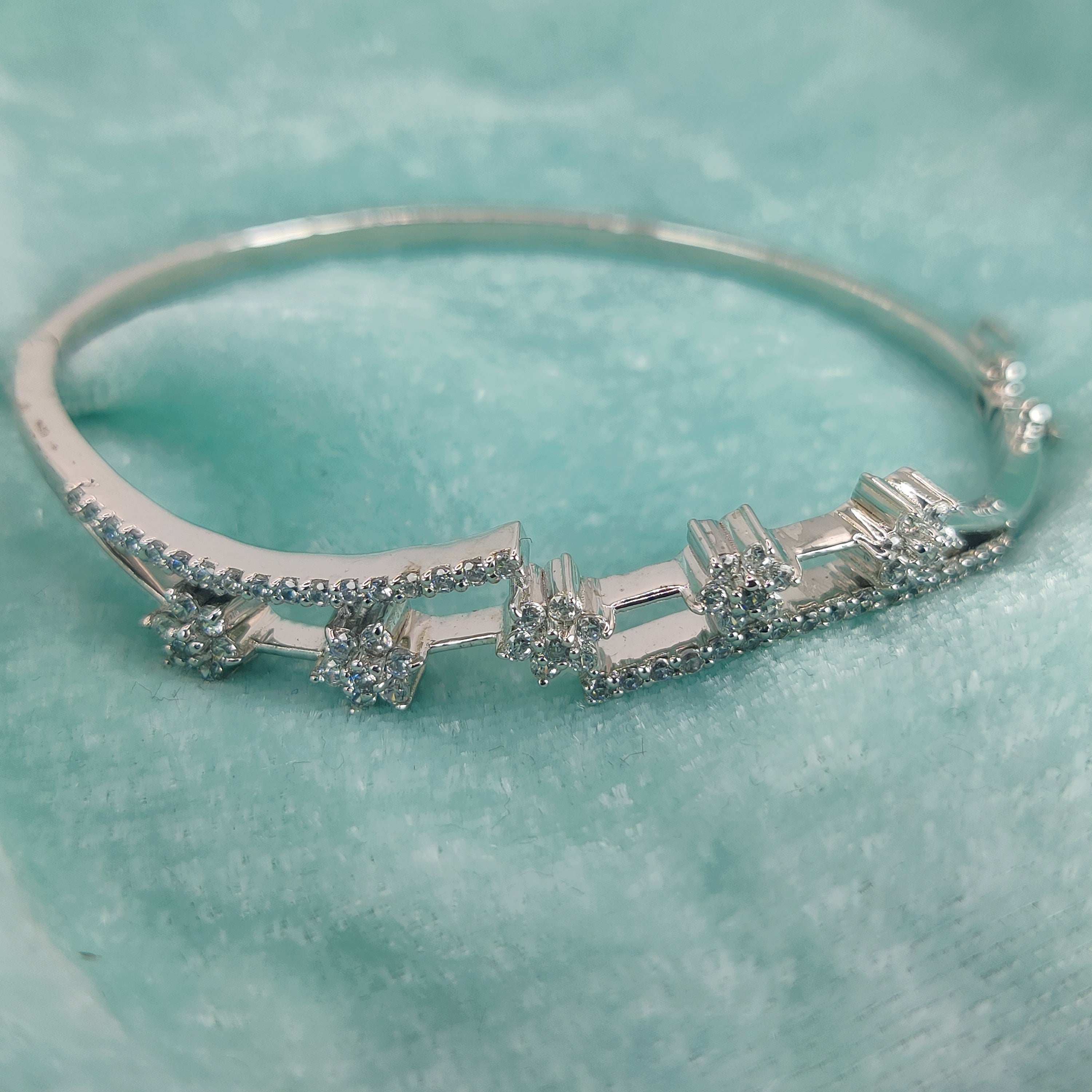 Twilight Bloom Kada Bracelet