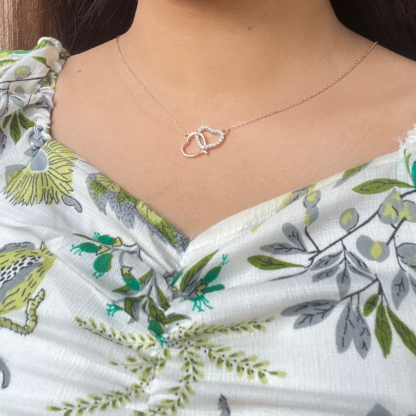 Eternal Hearts Silver Pendant