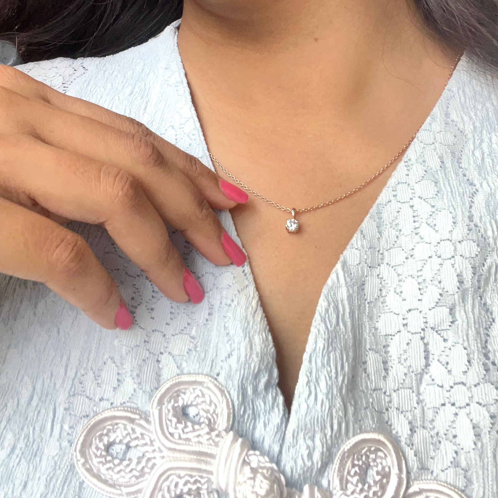 Eternal Spark Solitaire Pendant
