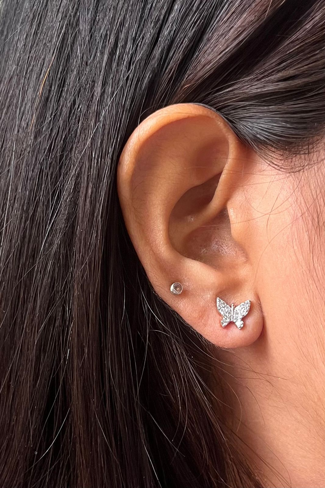 Butterfly Spark Stud Earrings