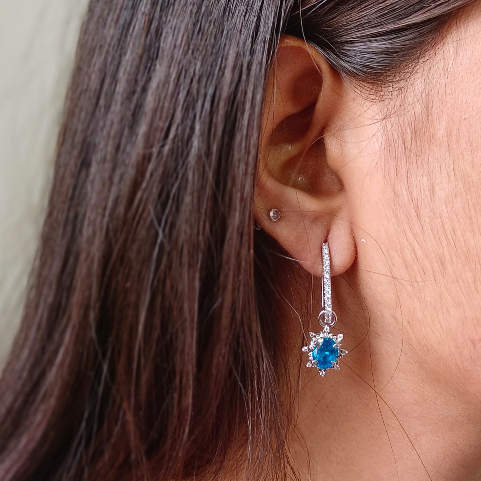 Blooming Elegance Diamond Stud Earrings