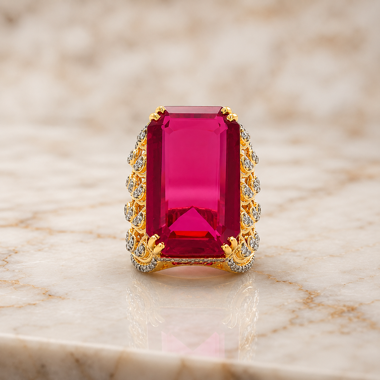 Imperial Ruby Statement Ring