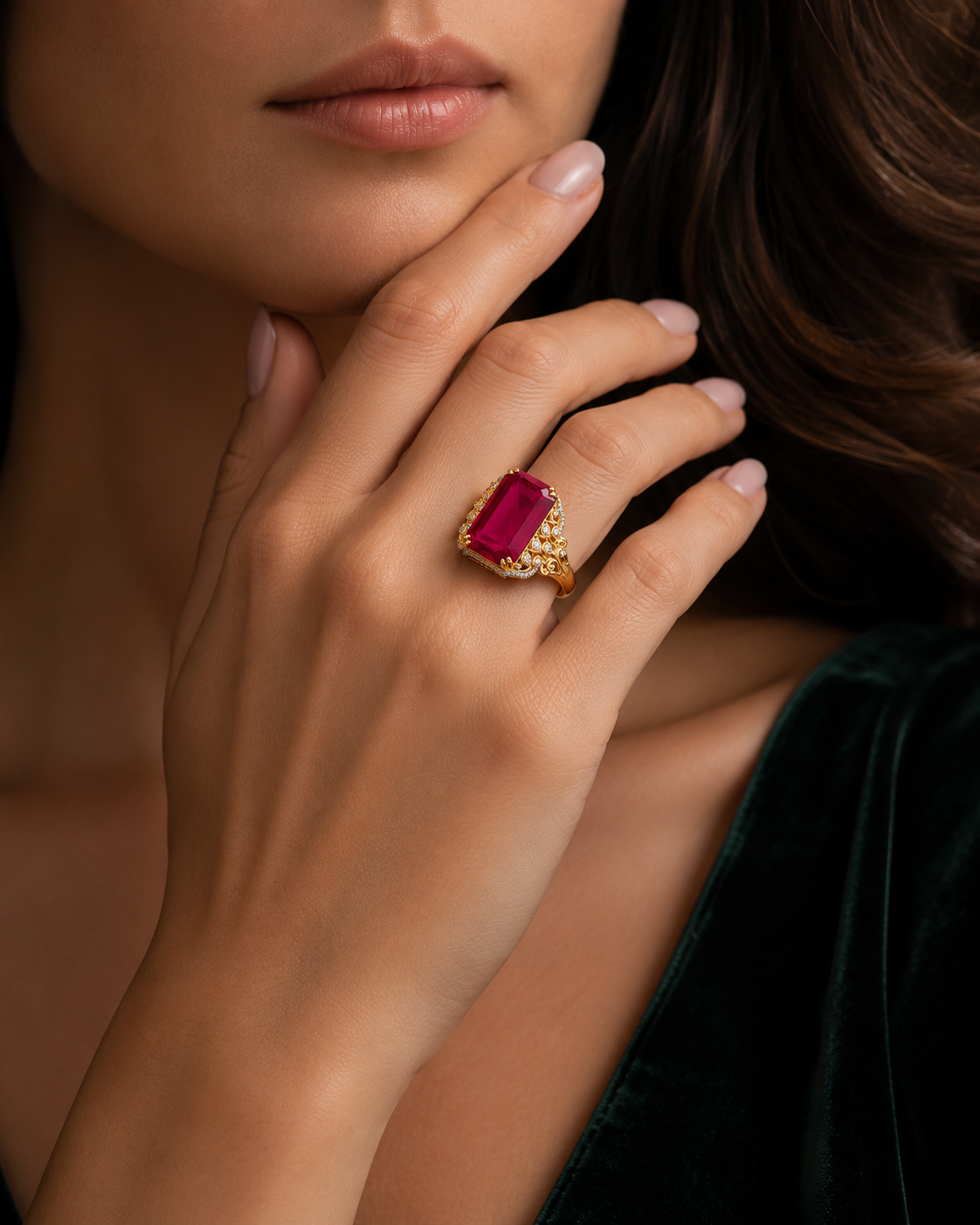 Imperial Ruby Statement Ring
