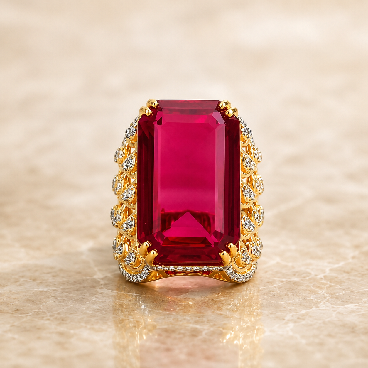 Imperial Ruby Statement Ring