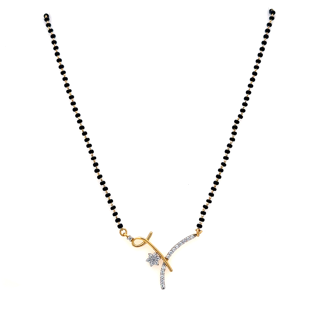 Infinity Bloom Diamond Mangalsutra