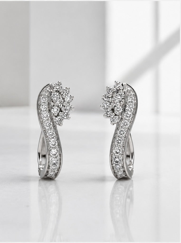 Luna Sparkle Crystal Earrings