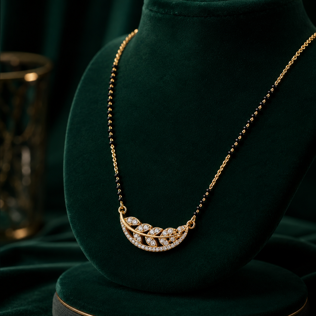 Luna Sparkle Diamond Mangalsutra