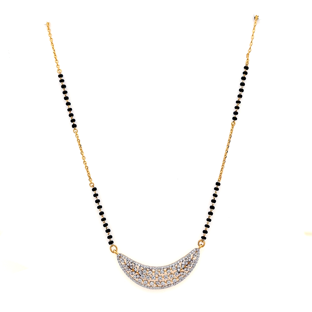 Luna Sparkle Diamond Mangalsutra