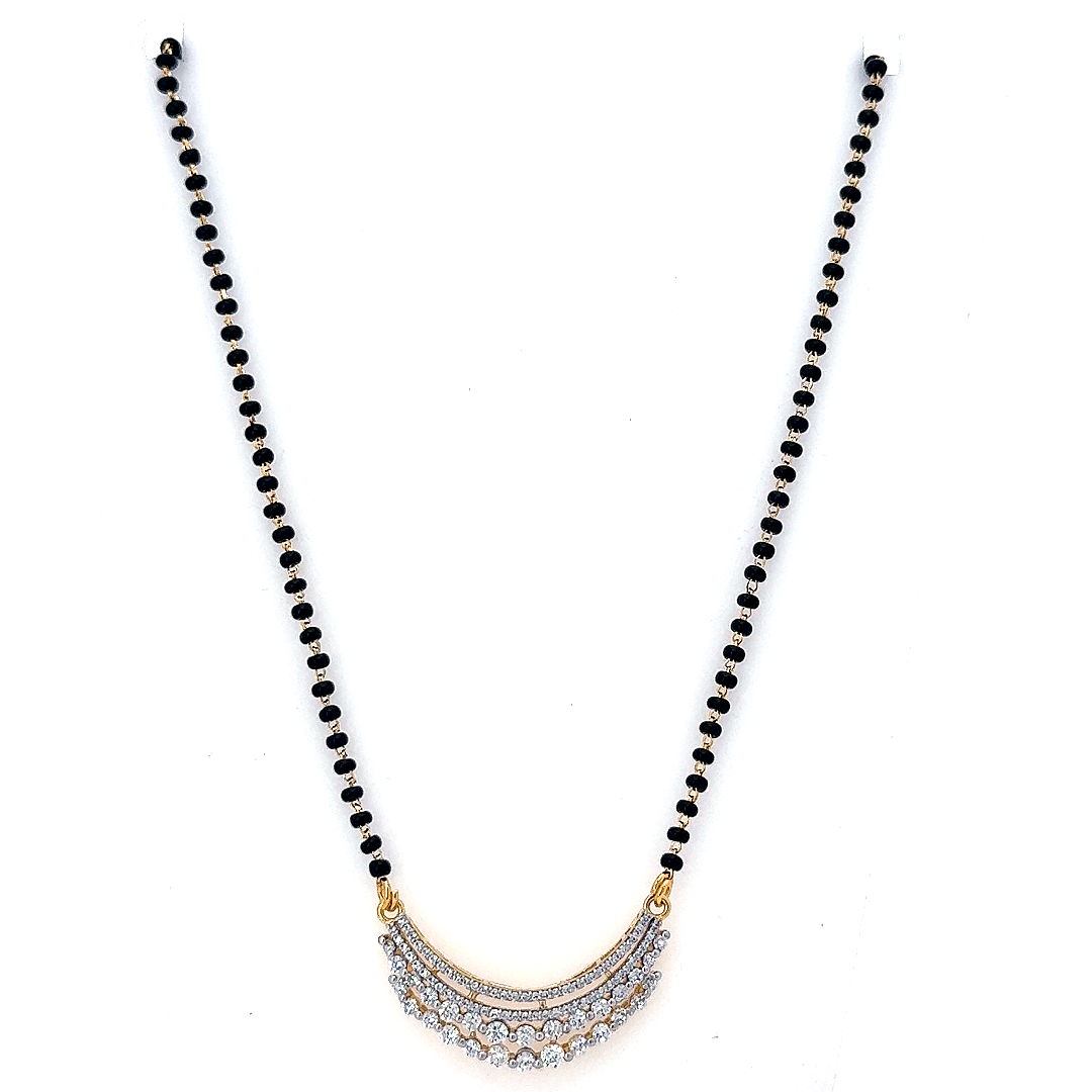 Moonlit Elegance Diamond Mangalsutra