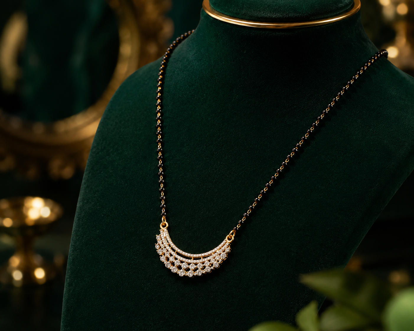 Moonlit Elegance Diamond Mangalsutra