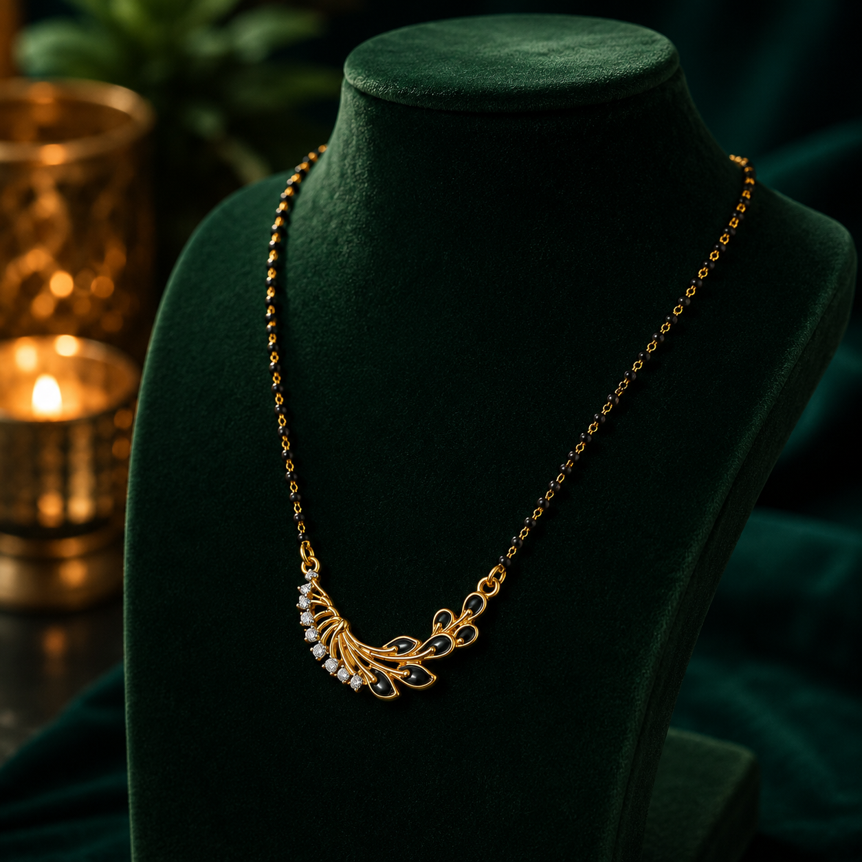 Peacock Grace Designer Mangalsutra