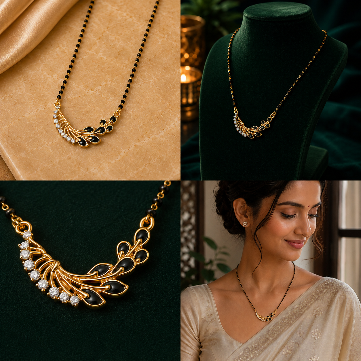 Peacock Grace Designer Mangalsutra