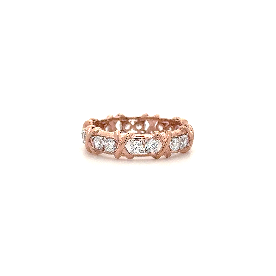 Radiant Eternity Diamond Band
