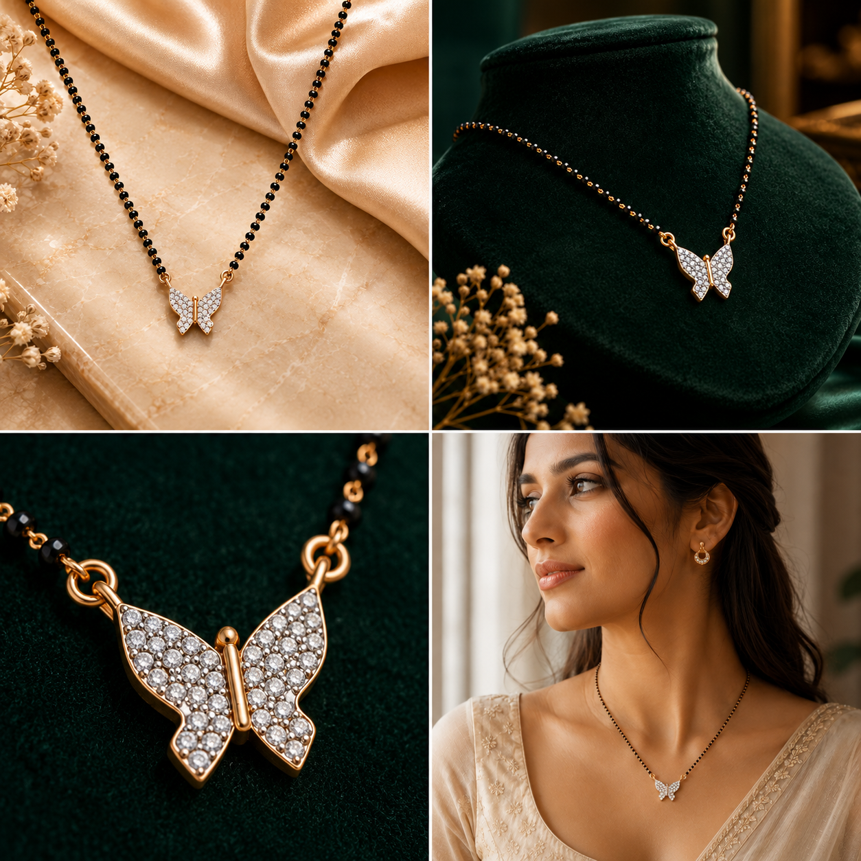 Butterfly Grace Diamond Mangalsutra