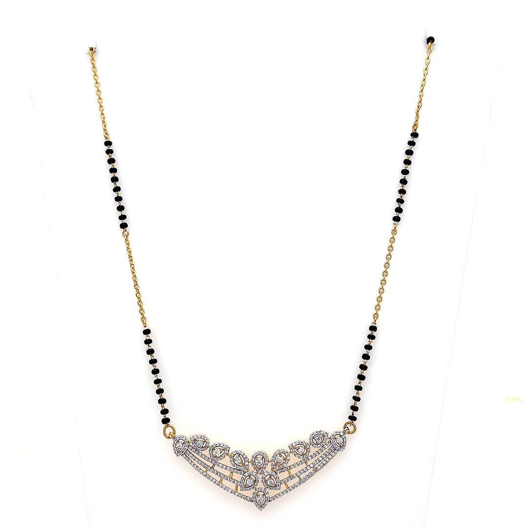 Royal Peacock Diamond Mangalsutra