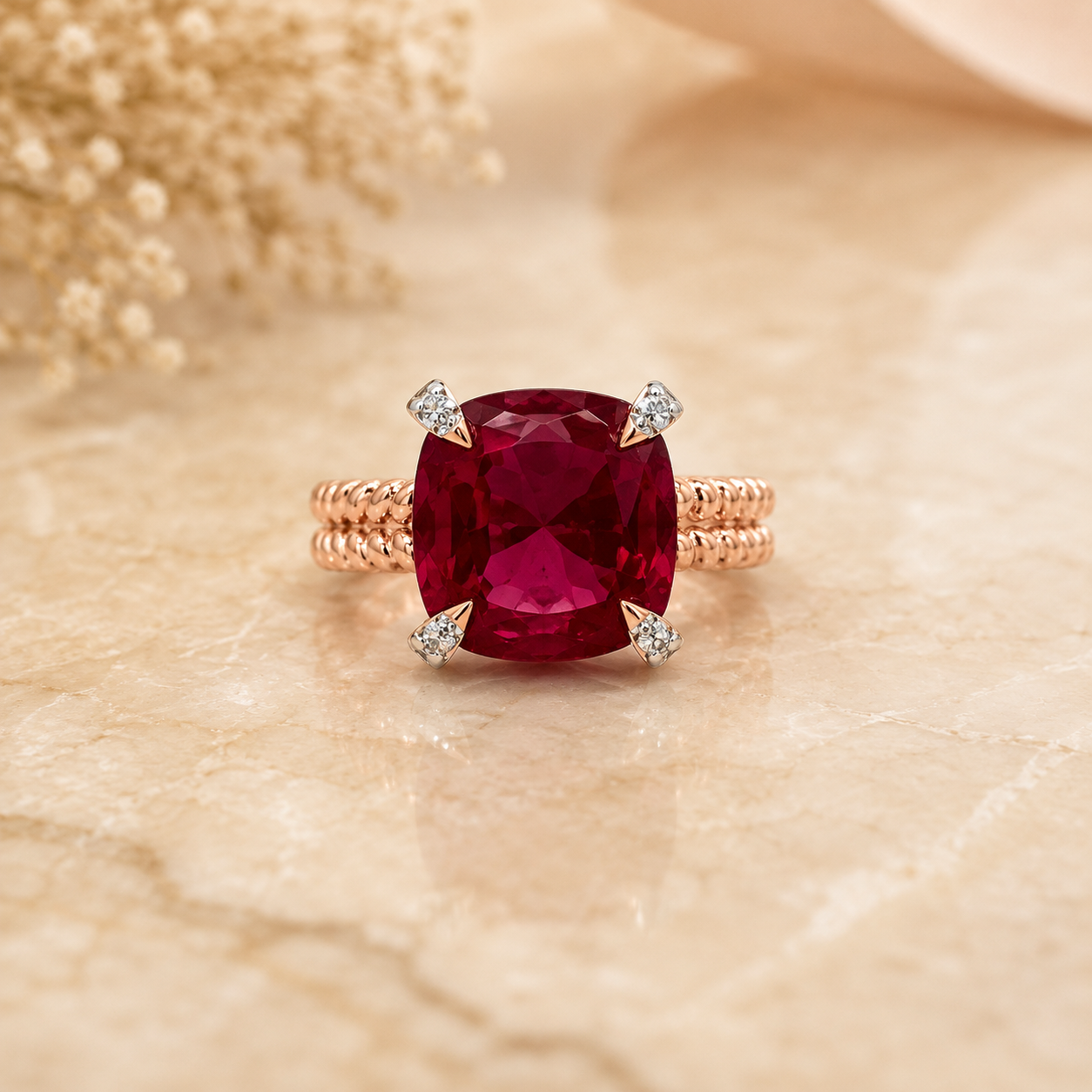 Royal Ruby Statement Ring