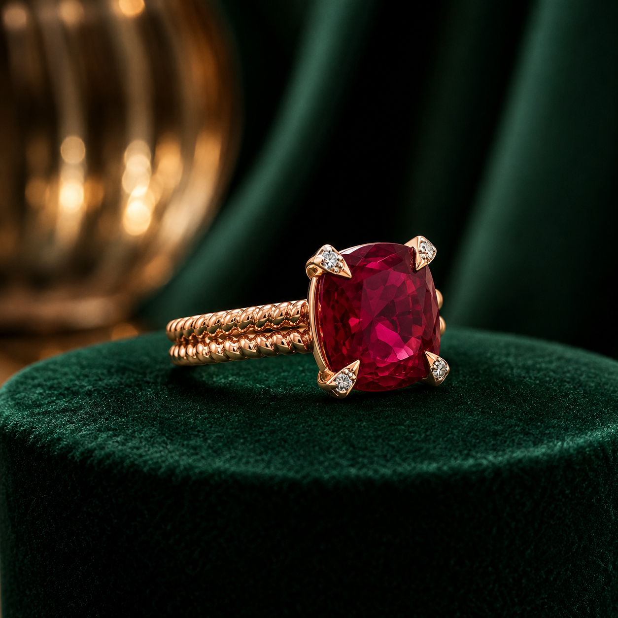 Royal Ruby Statement Ring