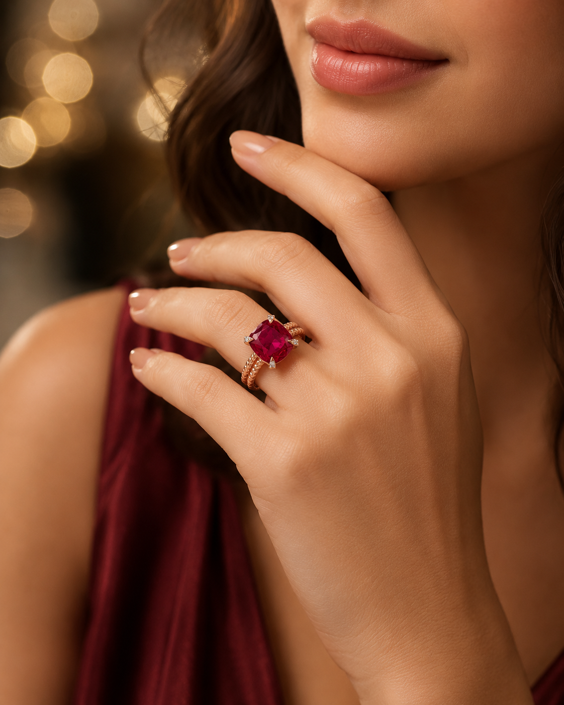 Royal Ruby Statement Ring