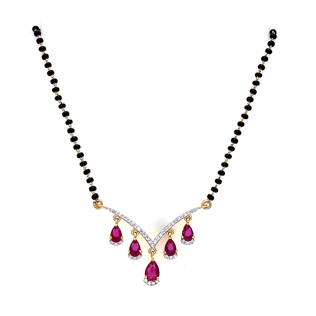 Ruby Grace Diamond Mangalsutra