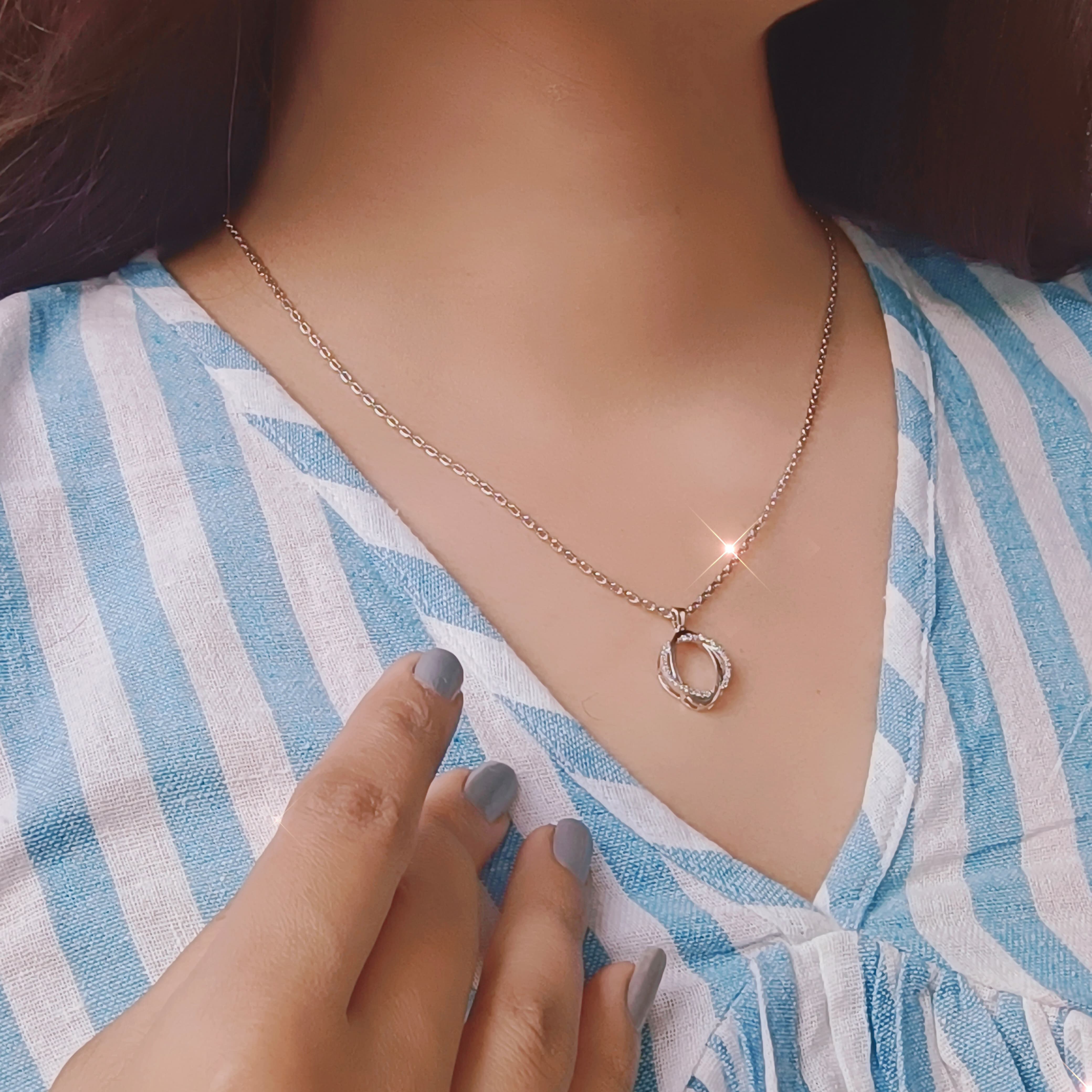 Eternal Bond Silver Pendant