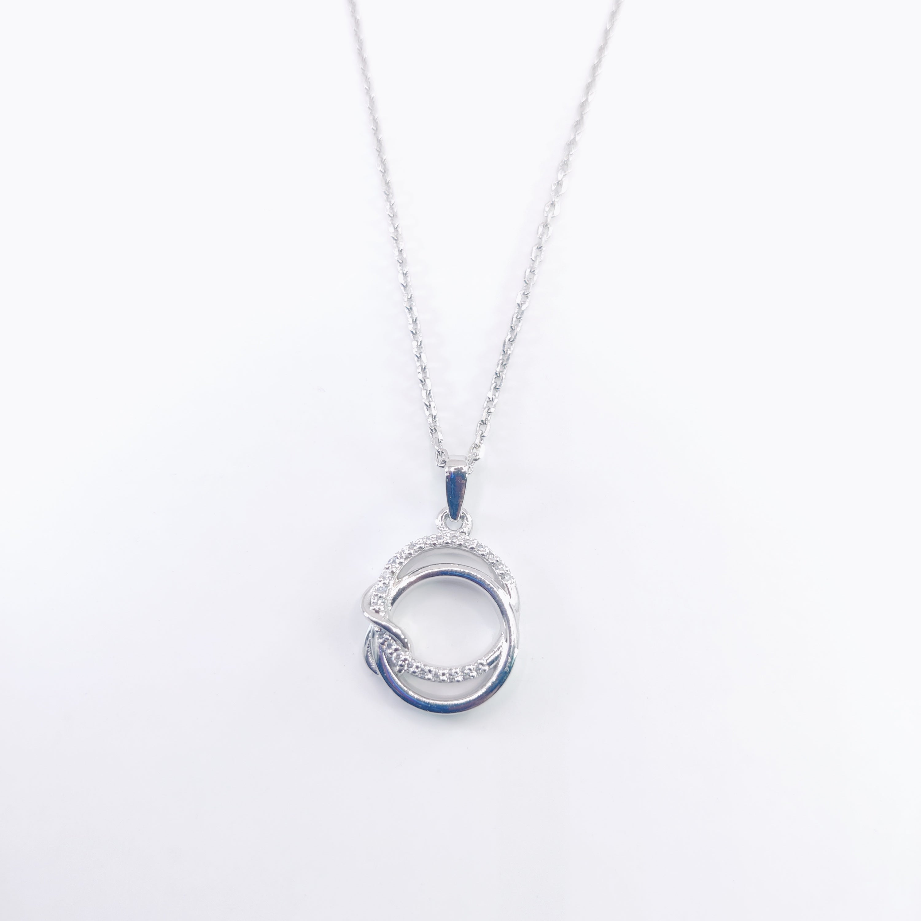 Eternal Bond Silver Pendant